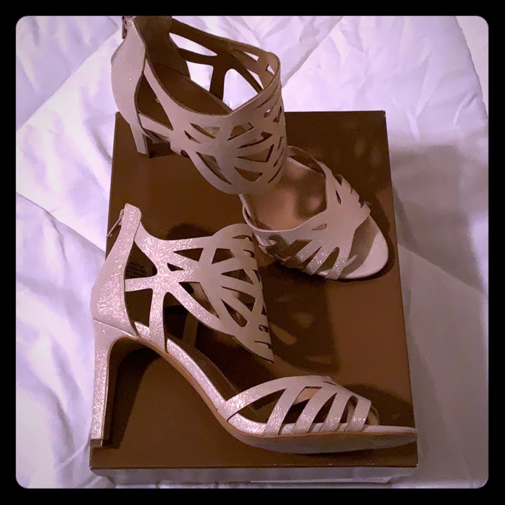 Rose gold  Audrey Brooke heels